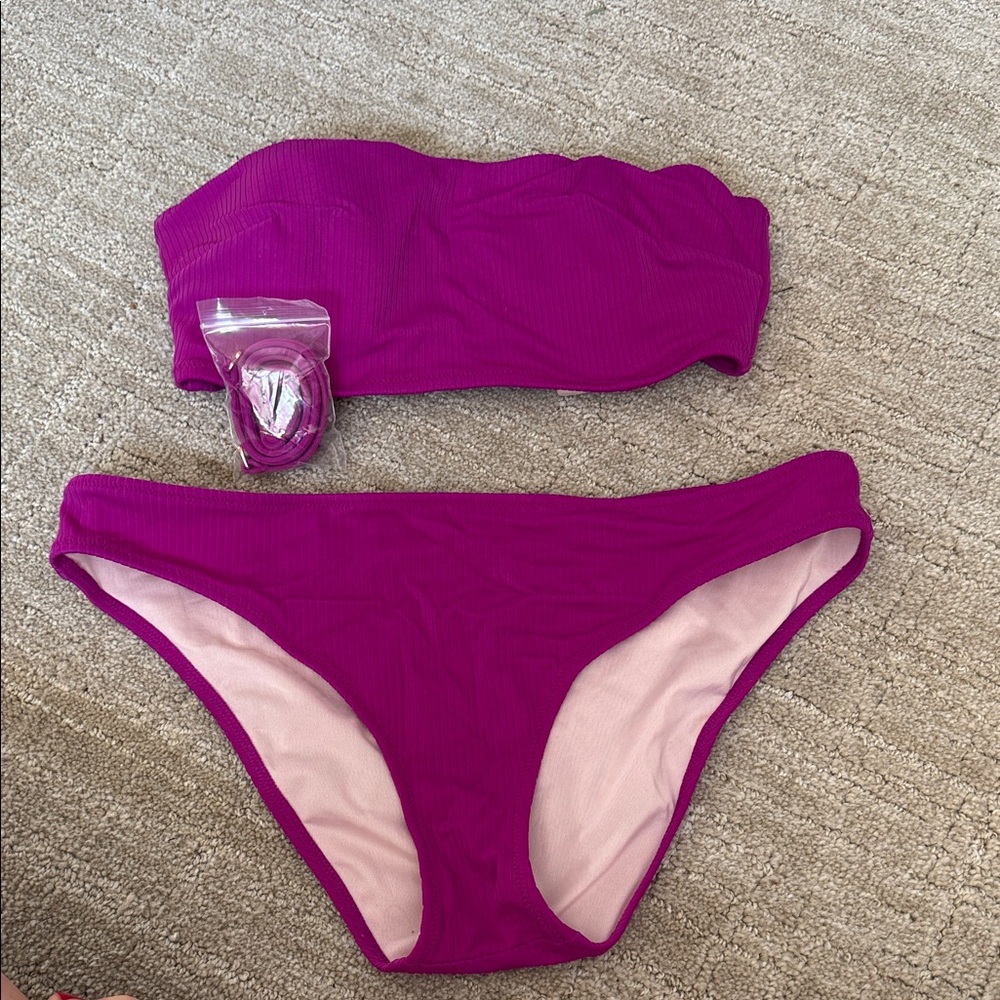 Shade & Shore Purple Bikini Set